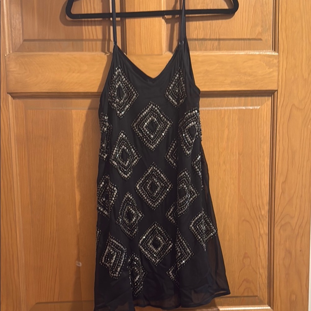 Black Beaded Dress